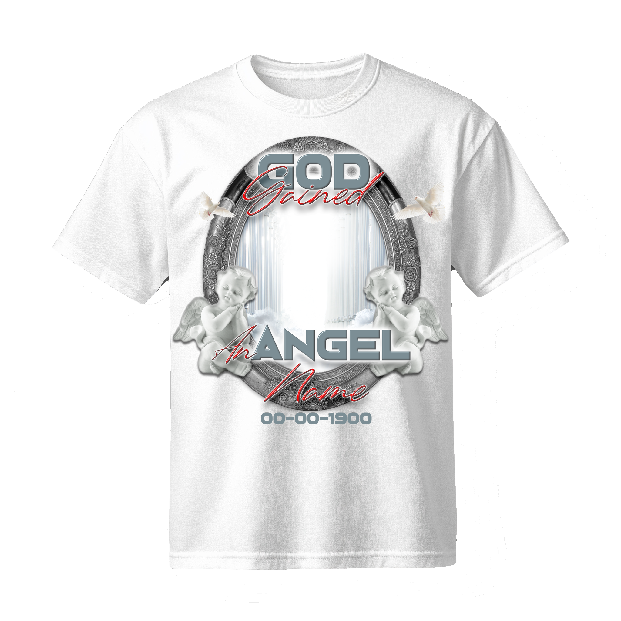 Memorial Tribute Tees (Center Print)