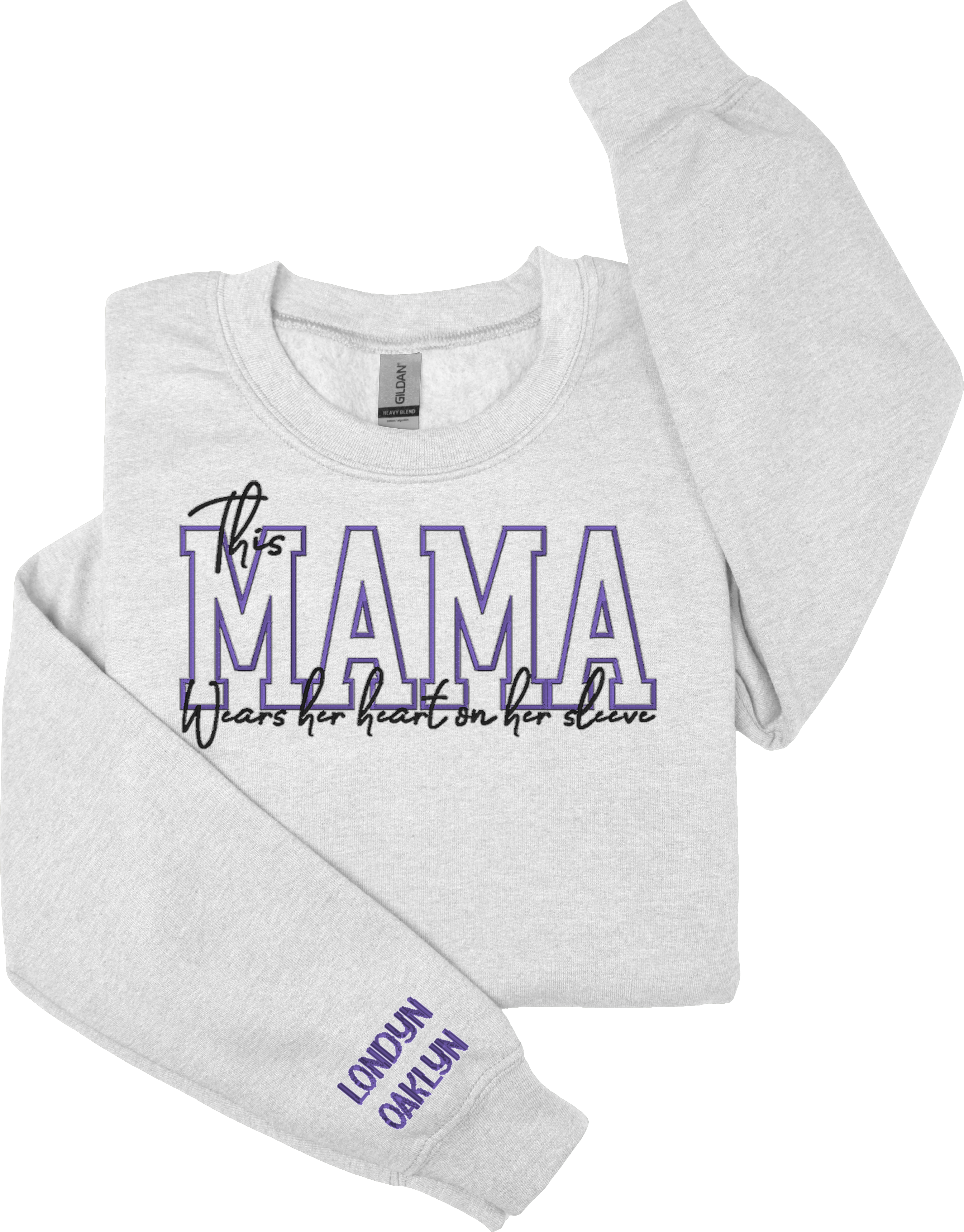 This Mama Wears Her Heart On Her Sleeve