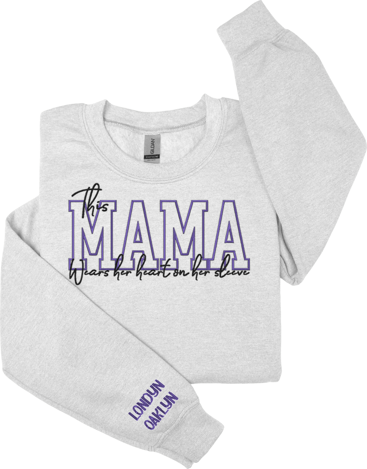 This Mama Wears Her Heart On Her Sleeve